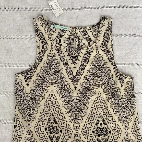 NWT Maurice’s black and cream sleeveless shift dress. - Picture 7 of 14